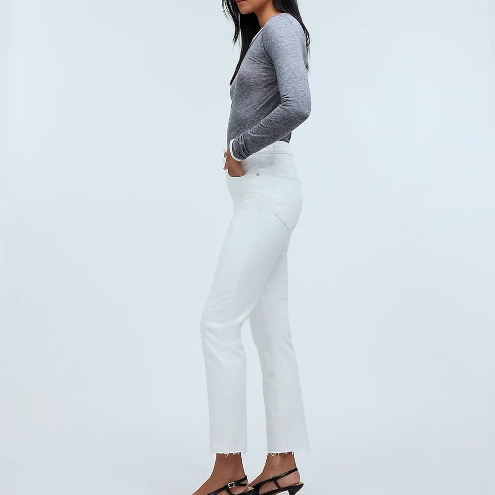 FINAL PRICE DROP: The Perfect Vintage Crop Jean (Tile White)